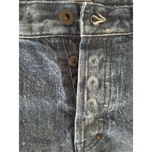 PRPS Demon Fit Button Fly Men's Jeans Purposely Distressed Denim Size 36x34 - Picture 7 of 12